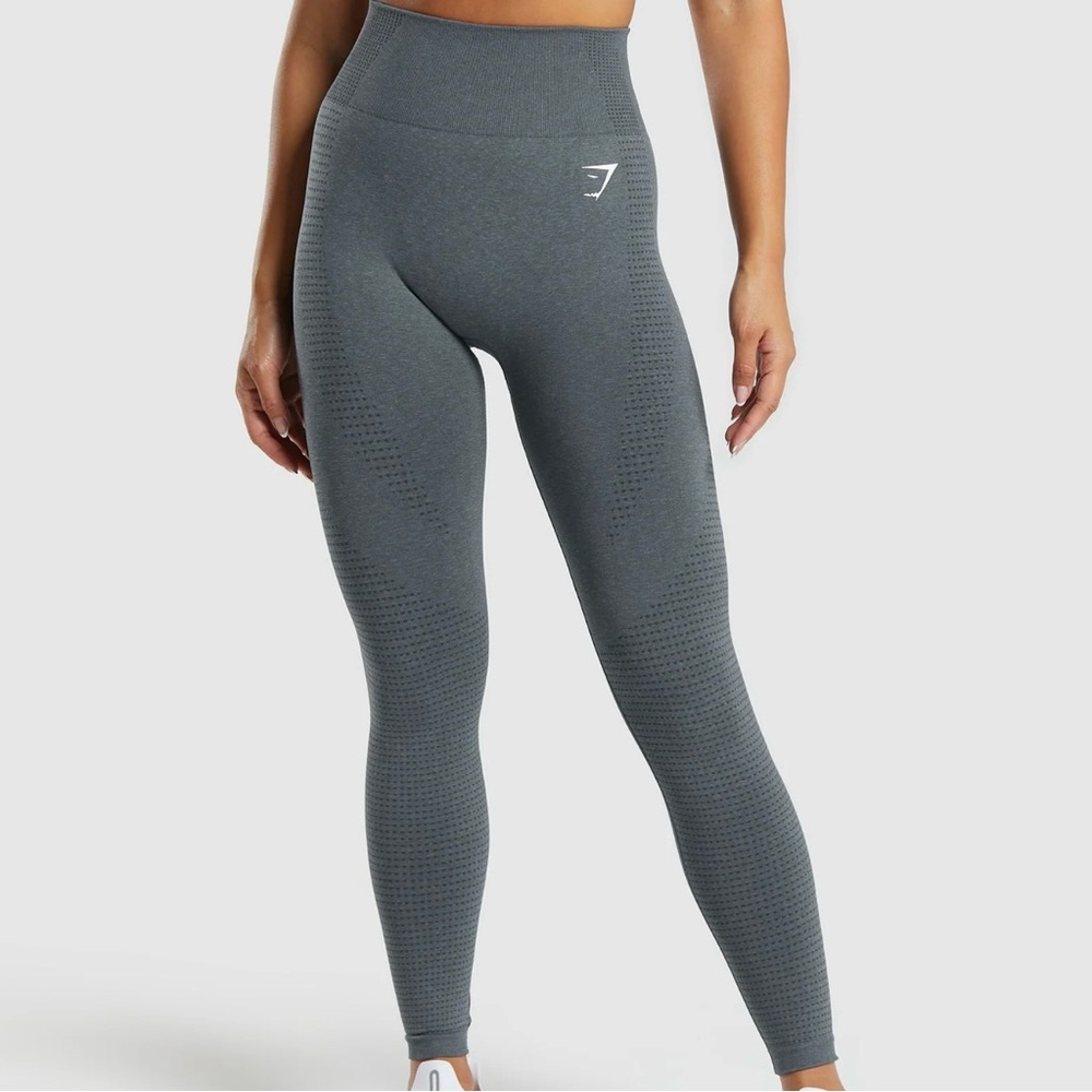 Gymshark VITAL SEAMLESS LEGGINGS - Strong Grey Marl